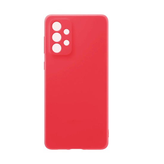 Capa de Silicone para Samsung Galaxy A73 5G Vermelho